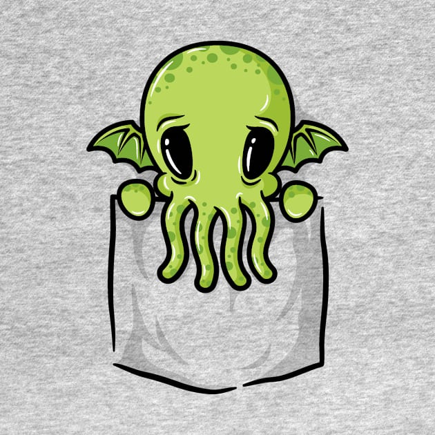 Pocket Cthulhu by mikehandyart